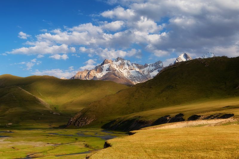 кыргызстан,горы, долина кок-кыя(3500м) Серенада Солнечной долиныphoto preview