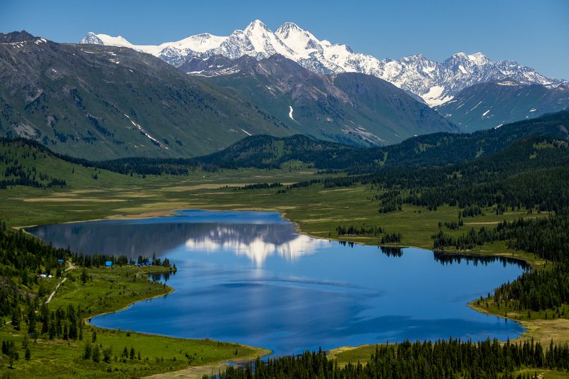 казахстан, восточный казахстан, восточно-казахстанская область, горы, алтай, рудный алтай, озера, озеро Алтайские озера фото превью