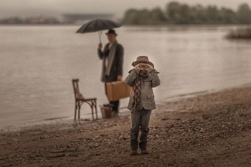 дети, мальчик, детскаяфотография, дождь, кино Дождьphoto preview