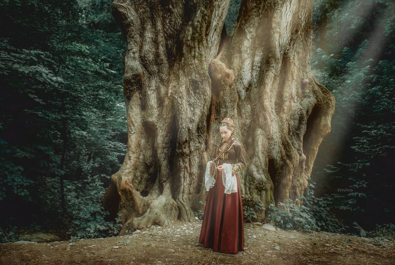 девушка, адыгея, природа, богиня леса, мэзгуащэ Мэзгуащэ - Богиня лесаphoto preview