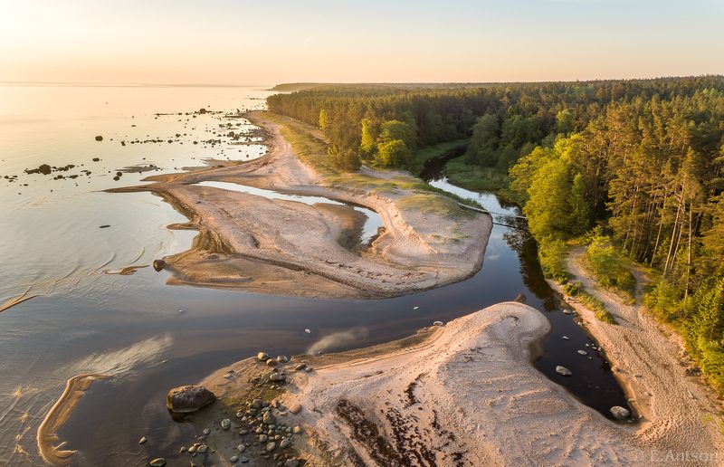пейзаж, природа, море, эстония Утро на мореphoto preview