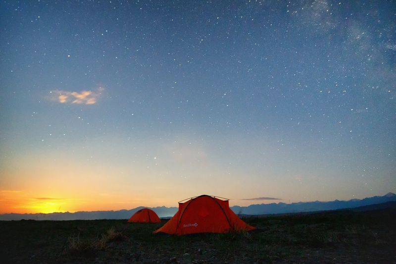 кыргызстан,горы, иссык-куль Сказки на ночьphoto preview