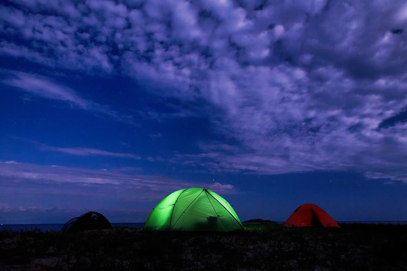 кыргызстан,горы, иссык-куль Эта лунная ночьphoto preview