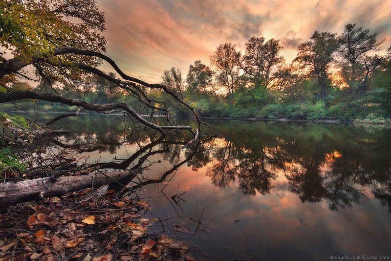 Закат, Осень, Пейзаж, Украина Остров Хортицаphoto preview