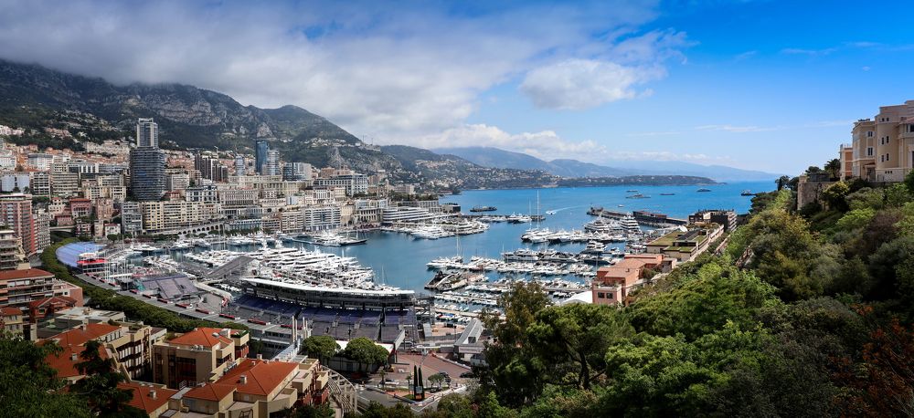 Monaco pro. Монако панорама. Порд де Фонвей Монако панорама. Фото Монако в высоком качестве.