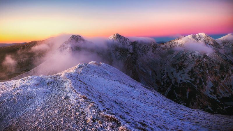 Sunrise West Tatras