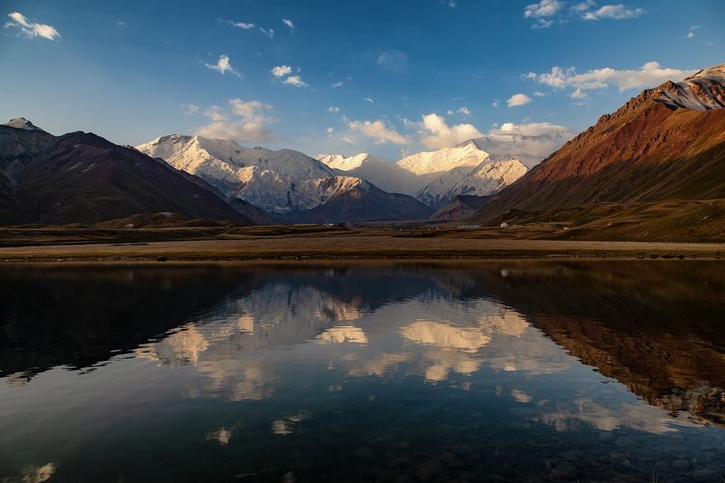 кыргызстан,горы, памир-алай, пик ленина(7134) Зеркало Величияphoto preview