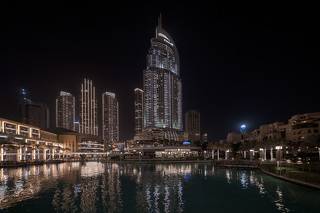 Dubai Downtown Night