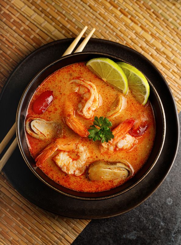 Tom Yum kung Spicy Thai soup