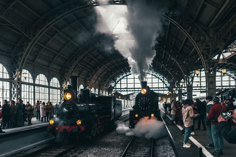 steam, steam train, train station Steam lifephoto preview