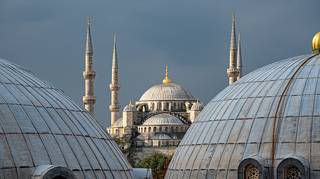 Голубая мечеть или мечеть Султанахмет. Стамбул. Турция.