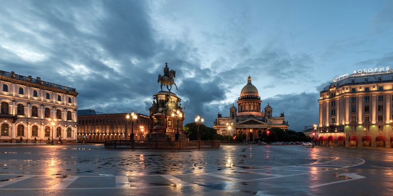 санкт-петербург, исаакиевский собор, памятник Исаакиевская площадьphoto preview