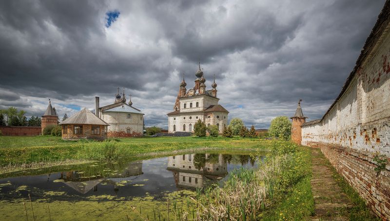 старый город, кремль, архитектура, храм, пруд, башня, весна Юрьев-Польскийphoto preview