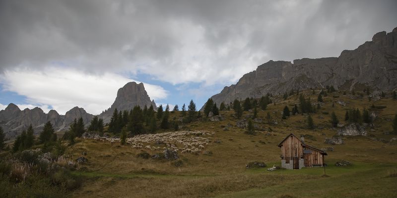 италия,доломитовые альпы,осень *****photo preview