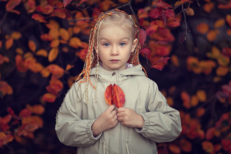 #детскийпортрет #осень #дети #портрет ОСЕНЬphoto preview