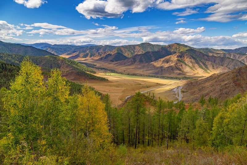 алтай, природа, пейзаж, горы, чуйский тракт Алтайский просторphoto preview