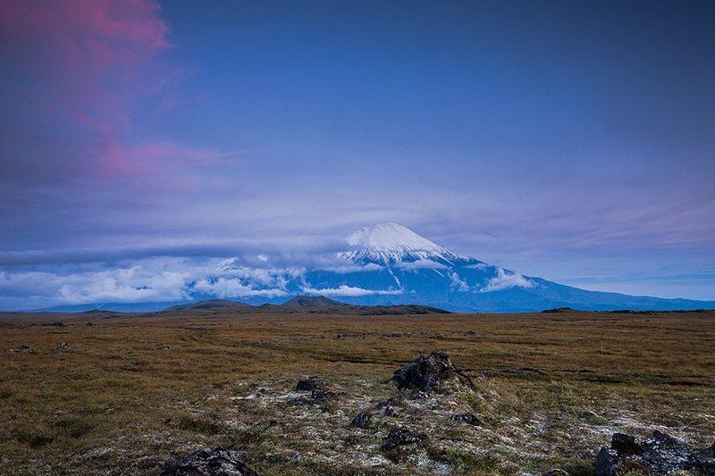 Камчатка, вулканы, фототур Закат над Толбачикомphoto preview
