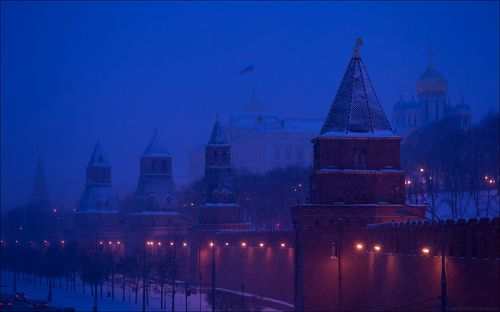 Россия. Москва. Башни Кремля.