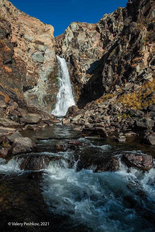 куркуре, водопад, чулышман, река, алтай, республика алтай, осень, горы Pro водопад Куркуреphoto preview
