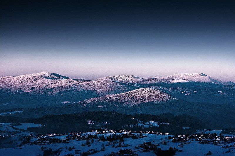 Mountains beskids Beskydy Mountains ...photo preview
