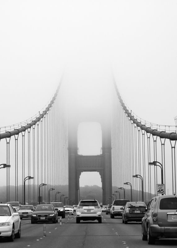 Мост, Сан-Франциско, Золотые ворота, туман Туманный мостphoto preview