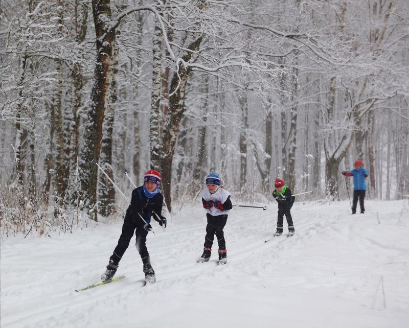 зима , спорт Зимние катание .photo preview