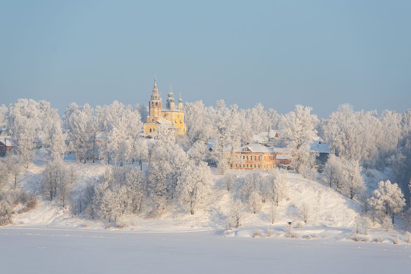 Зимняя сказка на Романовском берегу