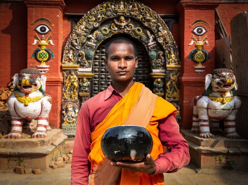 Монах из Непала