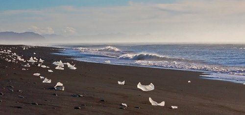 Исландский пляж.