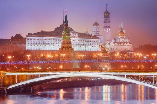 Кремль. Большой Московский мост.