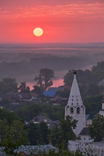 Восход солнца в Гороховце