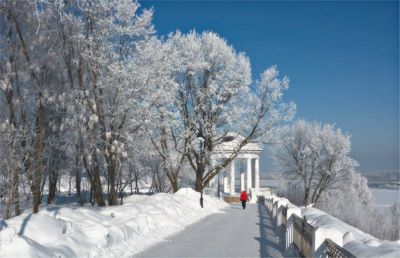 Зима на Набережной Грина