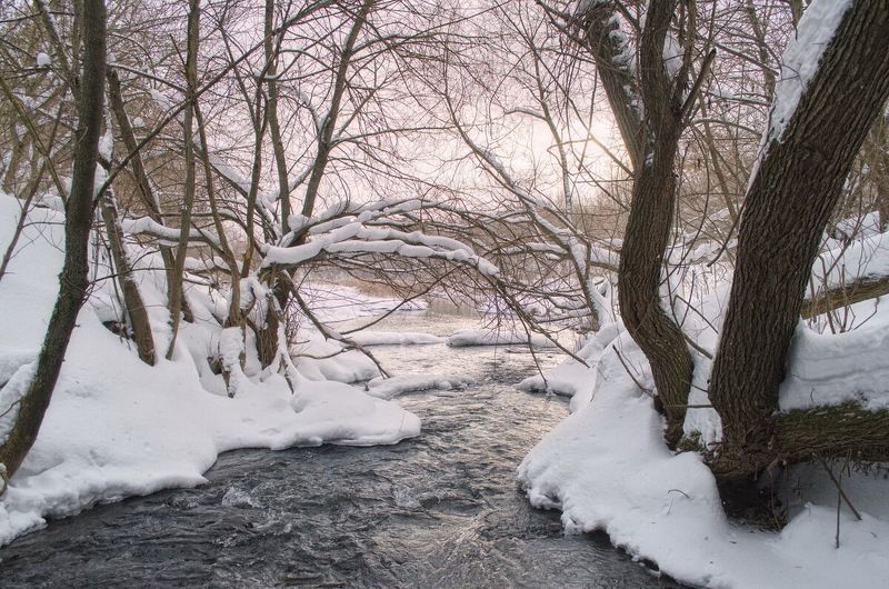 Зимний этюд.....Река Талка...