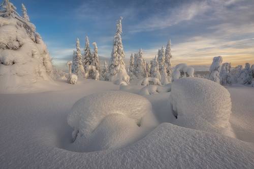 Укутанный снегом Урал