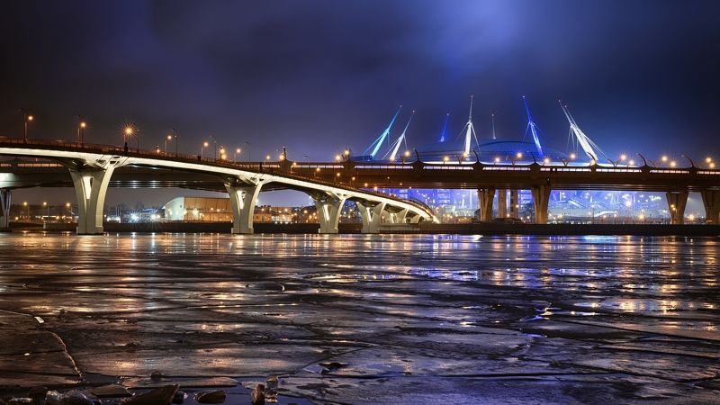 Мосты, огни и лед