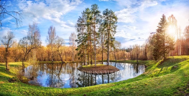 Весенний пейзаж в Щелыково
