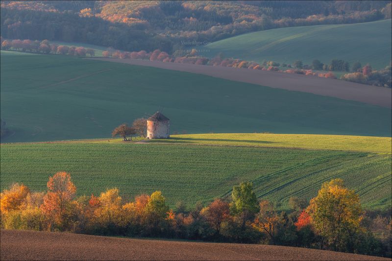 Яркая осень в Кунковице