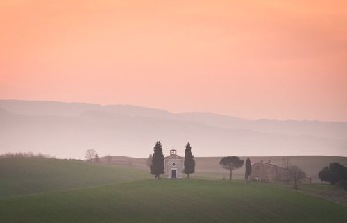 Весенний рассвет в Тоскане