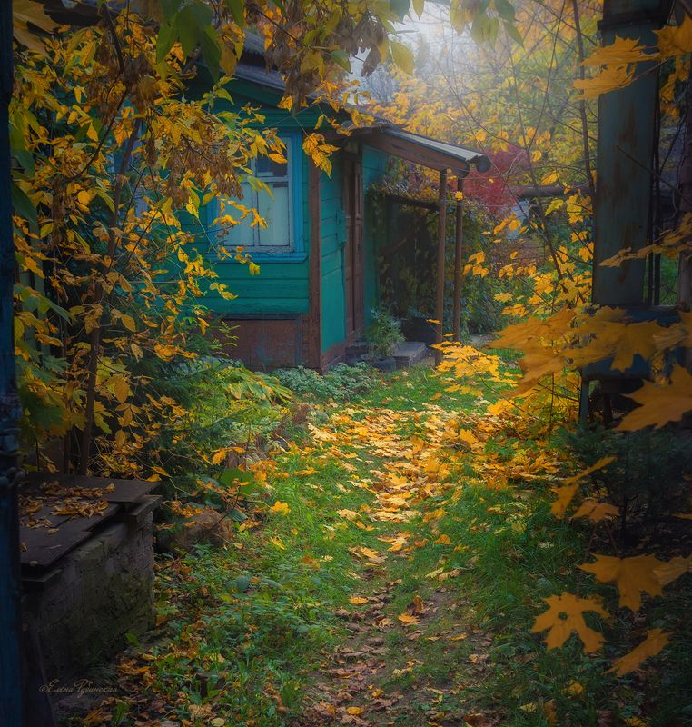 Осенний дворик