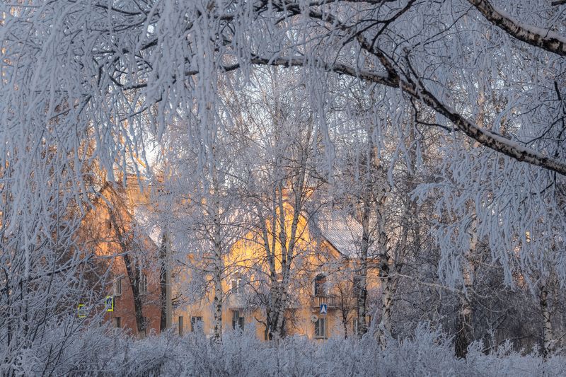 Зима в Иркутске