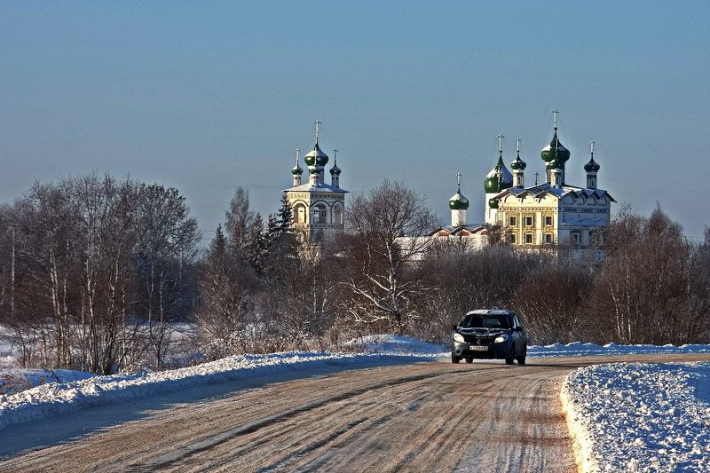 Николо-Вяжищский ставропигиальный монастырь в деталях(Новгородская область)