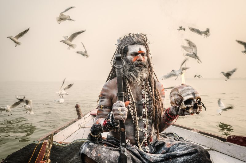 Sadhu on the Ganges