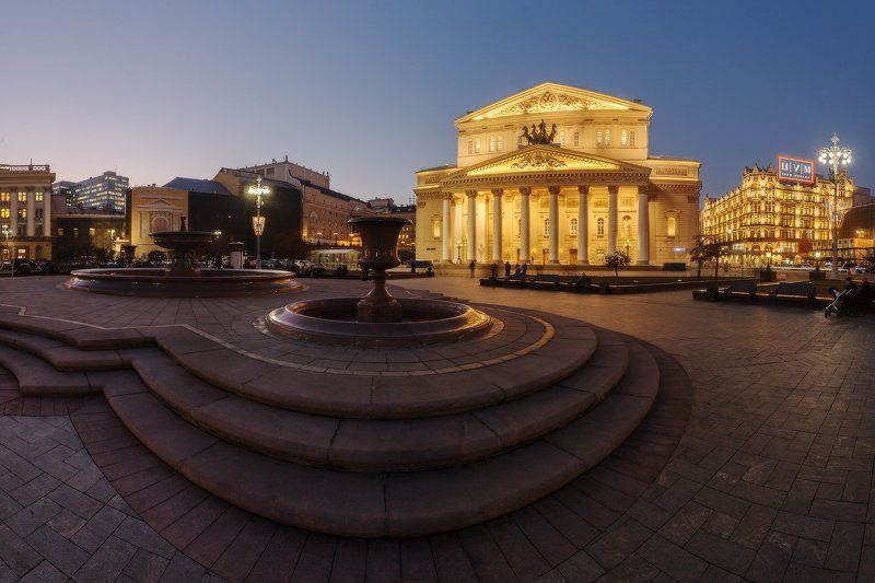 москва, столица, россия, большой, театр Прошлогодняя новая подсветка Большого...photo preview