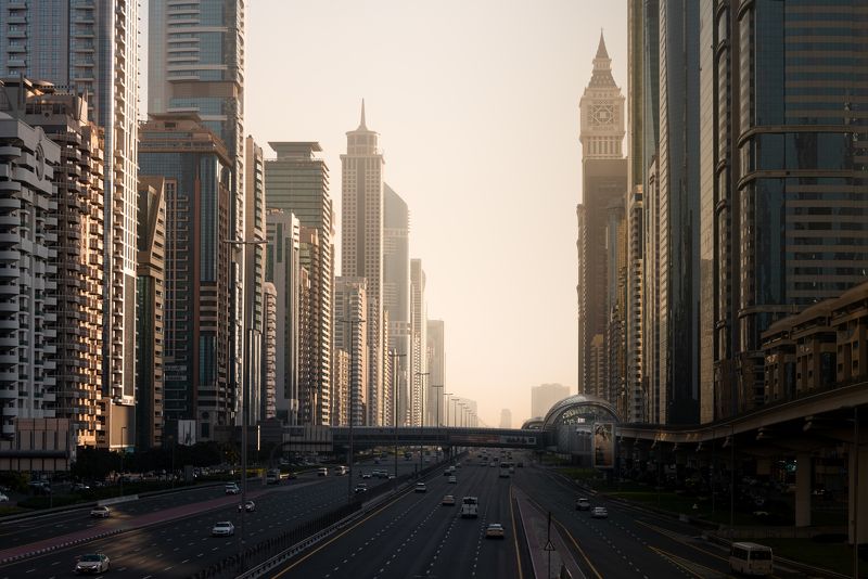 Dubai in morning light
