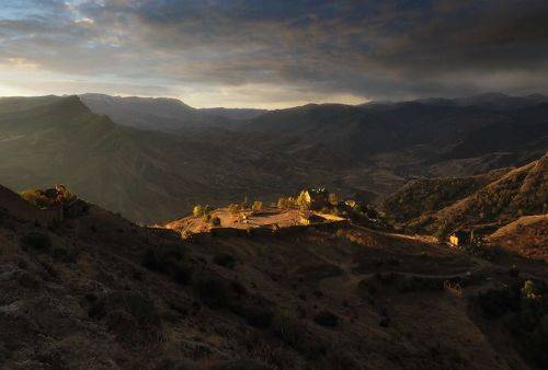 Утро в горах Дагестана