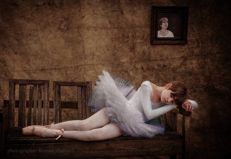 Балерина, Девочка, Портрет, Роман Шафовал момент одиночества...photo preview