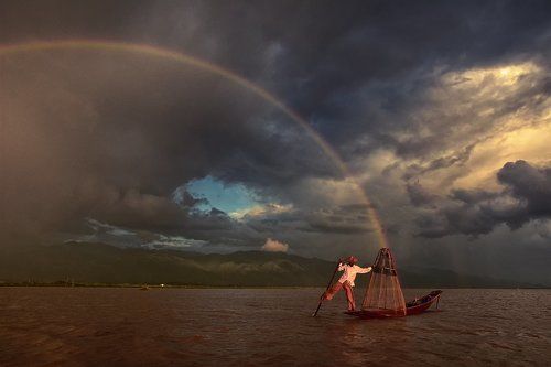 Rainbow Fisherman