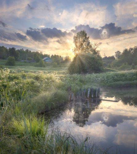 Утро В Деревне Фото В Хорошем Качестве