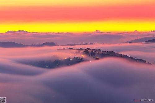Sunrise above the Clouds