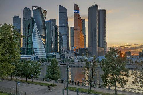 Андрей одинцов москва сити фото Вечерний Деловой центр.... Photographer Vyacheslav Biryukov